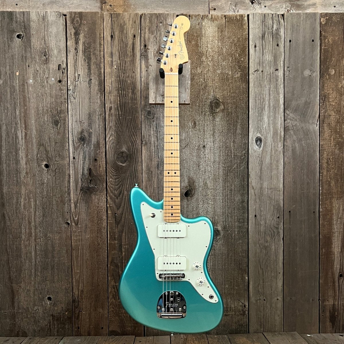 SOLD - Fender Jazzmaster American Professional 2017 Mystic Seafoam - Mahar's Vintage Guitars