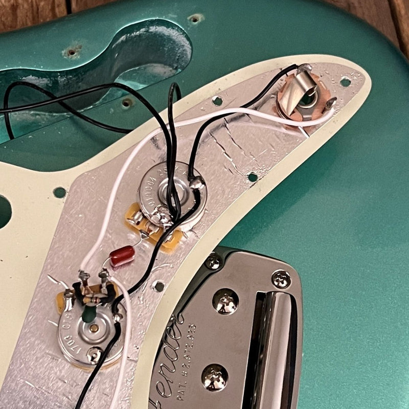 SOLD - Fender Jazzmaster American Professional 2017 Mystic Seafoam - Mahar's Vintage Guitars