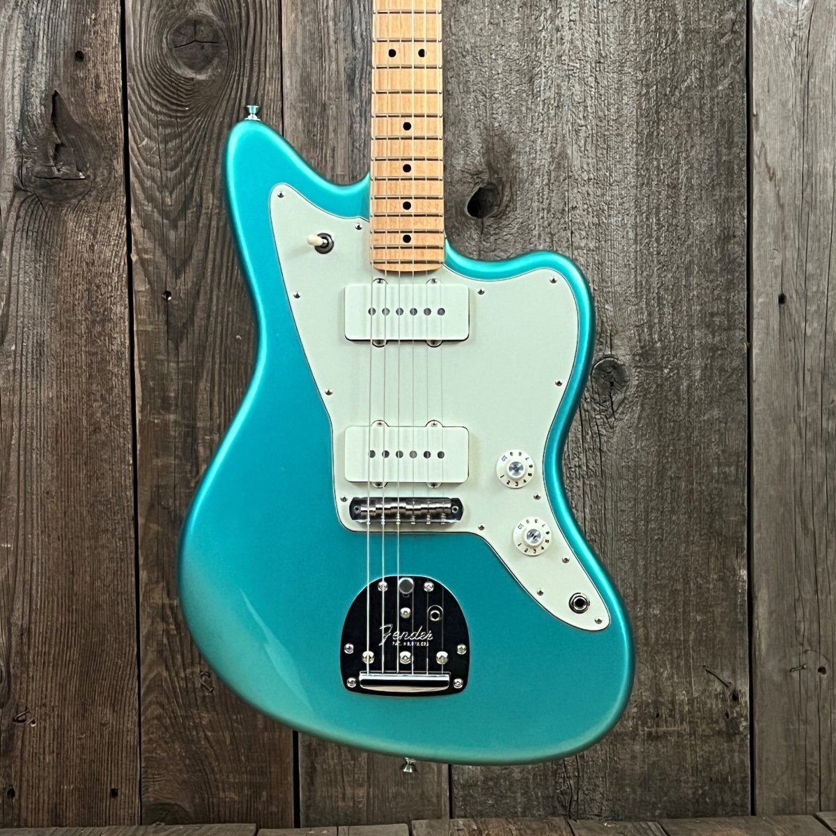SOLD - Fender Jazzmaster American Professional 2017 Mystic Seafoam - Mahar's Vintage Guitars