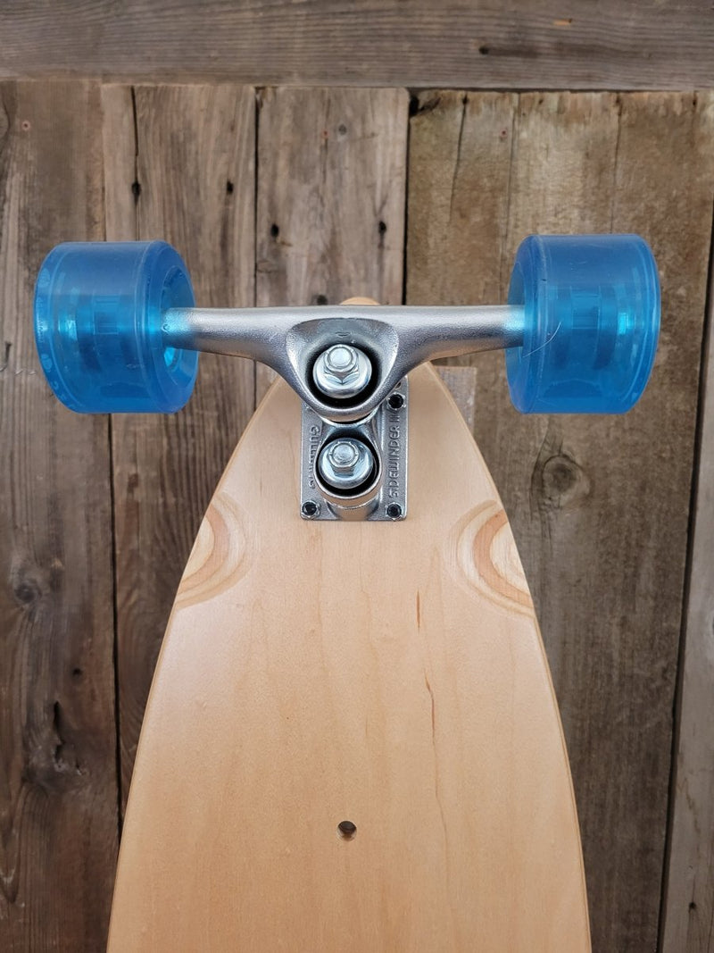 SOLD - Fender Logo Longboard Skateboard Limited Edition with Trucks and Wheels - Mahar's Vintage Guitars