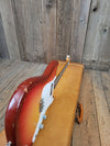 SOLD - Fender Musicmaster 1962 Maroon Burst Slab Board Pre CBS - Mahar's Vintage Guitars