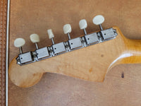SOLD - Fender Musicmaster 1962 Maroon Burst Slab Board Pre CBS - Mahar's Vintage Guitars