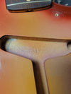 SOLD - Fender Musicmaster 1962 Maroon Burst Slab Board Pre CBS - Mahar's Vintage Guitars