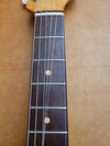 SOLD - Fender Musicmaster 1962 Maroon Burst Slab Board Pre CBS - Mahar's Vintage Guitars