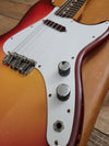 SOLD - Fender Musicmaster 1962 Maroon Burst Slab Board Pre CBS - Mahar's Vintage Guitars