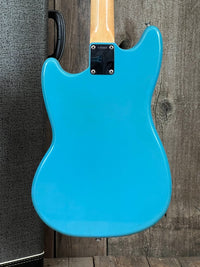 SOLD - Fender Mustang 1964 (pre CBS) Daphne Blue Clay Dots - Mahar's Vintage Guitars