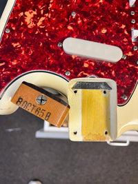 SOLD - Fender Mustang 1965 Olympic White with slab fretboard - Mahar's Vintage Guitars