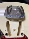 SOLD - Fender Mustang 1965 Olympic White with slab fretboard - Mahar's Vintage Guitars