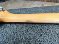 SOLD - Fender Mustang 1965 Olympic White with slab fretboard - Mahar's Vintage Guitars