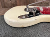 SOLD - Fender Mustang 1965 Olympic White with slab fretboard - Mahar's Vintage Guitars
