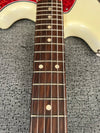 SOLD - Fender Mustang 1965 Olympic White with slab fretboard - Mahar's Vintage Guitars