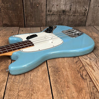 SOLD - Fender Mustang Bass 1966 Blue - Mahar's Vintage Guitars