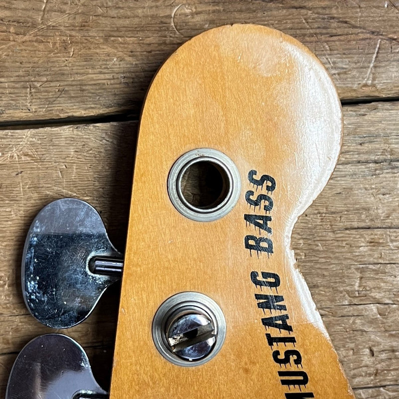 SOLD - Fender Mustang Bass 1966 Blue - Mahar's Vintage Guitars