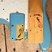 SOLD - Fender Mustang Bass 1966 Blue - Mahar's Vintage Guitars