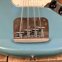 SOLD - Fender Mustang Bass 1966 Blue - Mahar's Vintage Guitars