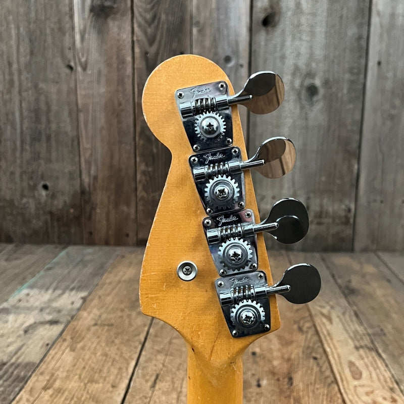SOLD - Fender Mustang Bass 1966 Blue - Mahar's Vintage Guitars