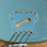 SOLD - Fender Mustang Bass 1966 Blue - Mahar's Vintage Guitars