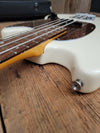 SOLD - Fender Mustang Bass MIJ 2005 Olympic White - Mahar's Vintage Guitars