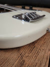 SOLD - Fender Mustang Bass MIJ 2005 Olympic White - Mahar's Vintage Guitars