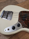 SOLD - Fender Mustang Bass MIJ 2005 Olympic White - Mahar's Vintage Guitars