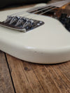 SOLD - Fender Mustang Bass MIJ 2005 Olympic White - Mahar's Vintage Guitars