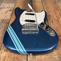 SOLD - Fender Mustang Competion Blue Burgundy 1972 - Mahar's Vintage Guitars