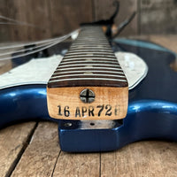 SOLD - Fender Mustang Competion Blue Burgundy 1972 - Mahar's Vintage Guitars