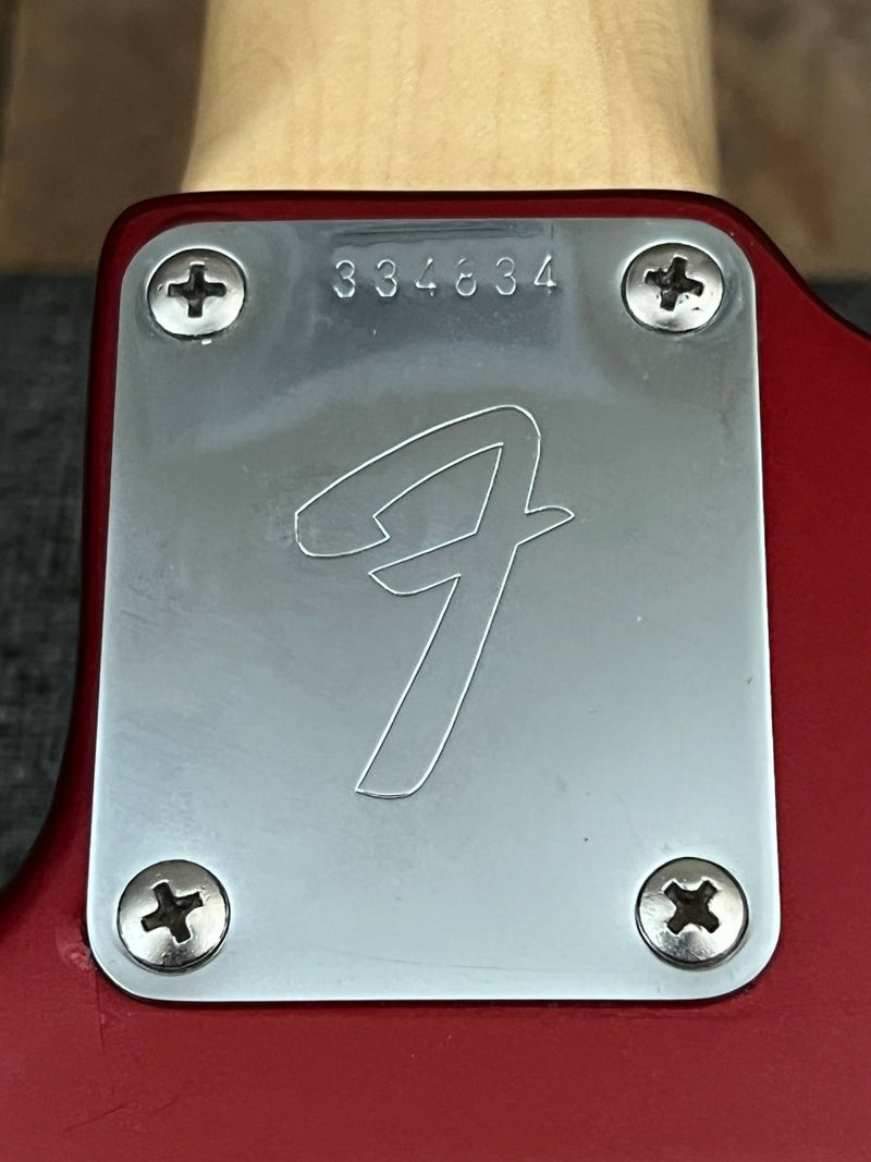 SOLD - Fender Mustang Competition 1971 Competition Red - Mahar's Vintage Guitars