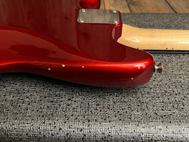 SOLD - Fender Mustang Competition 1971 Competition Red - Mahar's Vintage Guitars