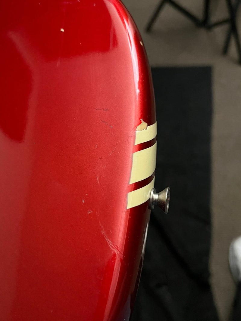 SOLD - Fender Mustang Competition 1971 Competition Red - Mahar's Vintage Guitars