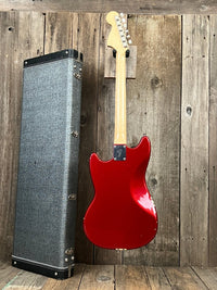 SOLD - Fender Mustang Competition 1971 Competition Red - Mahar's Vintage Guitars
