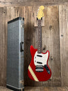 SOLD - Fender Mustang Competition 1971 Competition Red - Mahar's Vintage Guitars