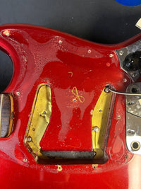 SOLD - Fender Mustang Competition 1971 Competition Red - Mahar's Vintage Guitars