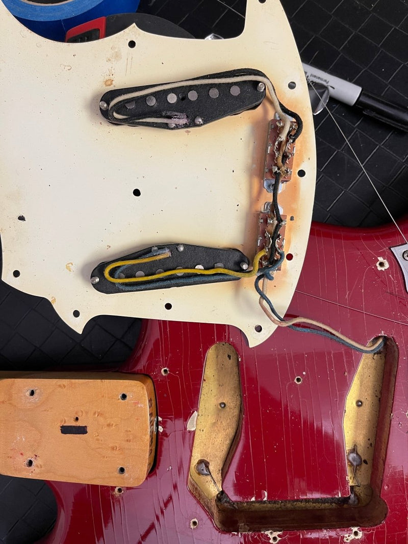 SOLD - Fender Mustang Earliest August 1964 - first month, first year! - Mahar's Vintage Guitars
