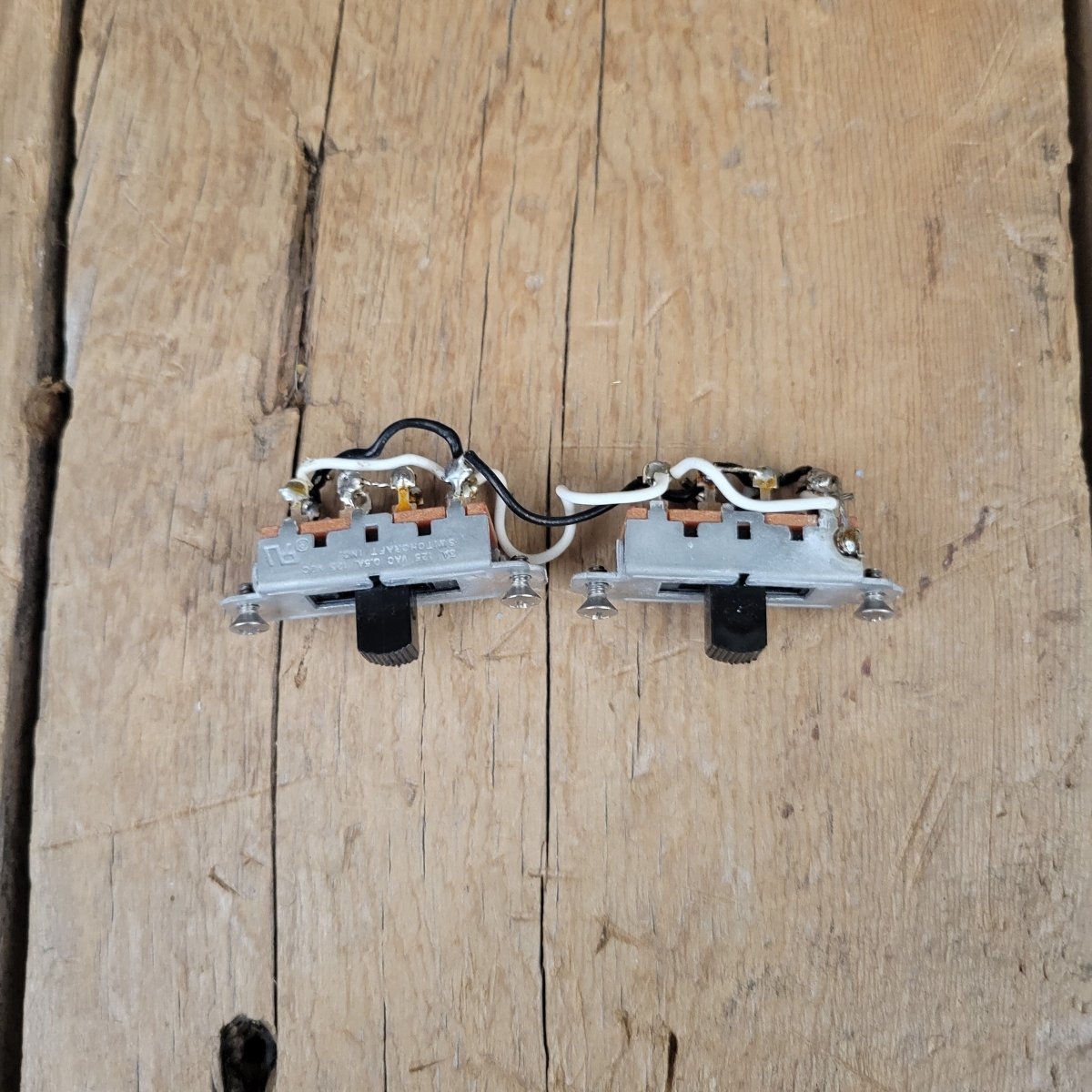 SOLD - Fender Mustang Pickup Switches 1966 1960s - Mahar's Vintage Guitars