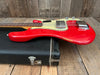 SOLD - Fender Precision Bass 1965 Fiesta Red L Plate Fiesta Red Body Only Refin 8lb 3oz - Mahar's Vintage Guitars
