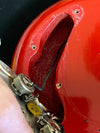 SOLD - Fender Precision Bass 1965 Fiesta Red L Plate Fiesta Red Body Only Refin 8lb 3oz - Mahar's Vintage Guitars
