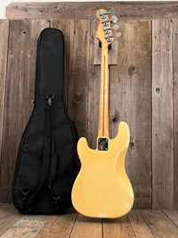 SOLD - Fender Precision Bass 1976 Olympic White - Mahar's Vintage Guitars