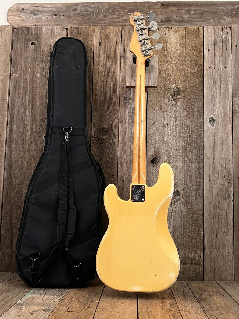 SOLD - Fender Precision Bass 1976 Olympic White - Mahar's Vintage Guitars