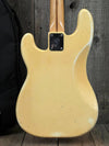 SOLD - Fender Precision Bass 1976 Olympic White - Mahar's Vintage Guitars