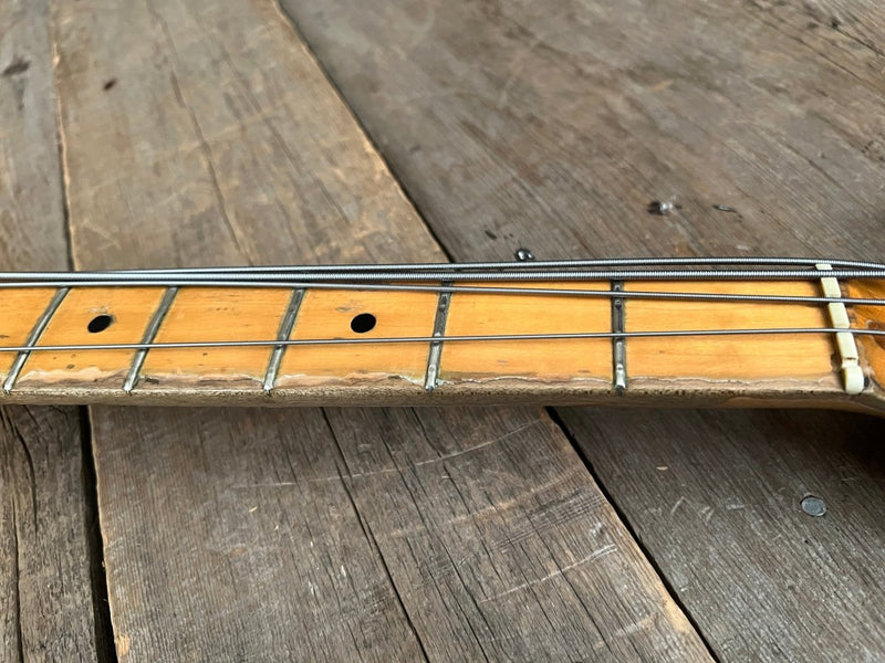 SOLD - Fender Precision Bass 1976 Olympic White - Mahar's Vintage Guitars