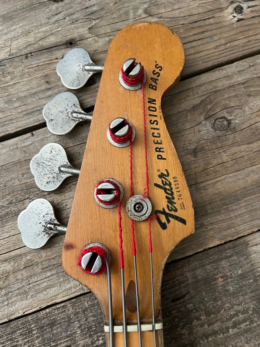 SOLD - Fender Precision Bass 1976 Olympic White – Mahar's Vintage