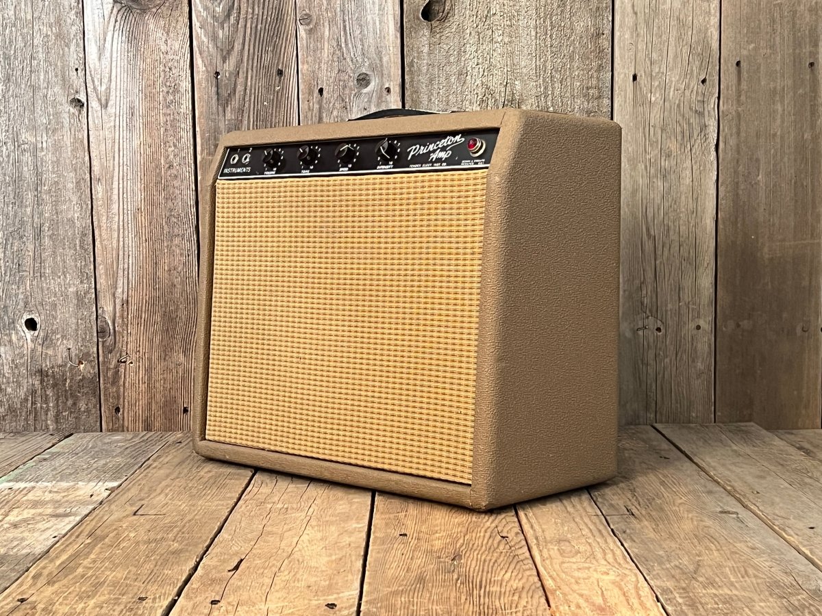 SOLD - Fender Princeton 6G2 1962 Brown Tolex - Mahar's Vintage Guitars