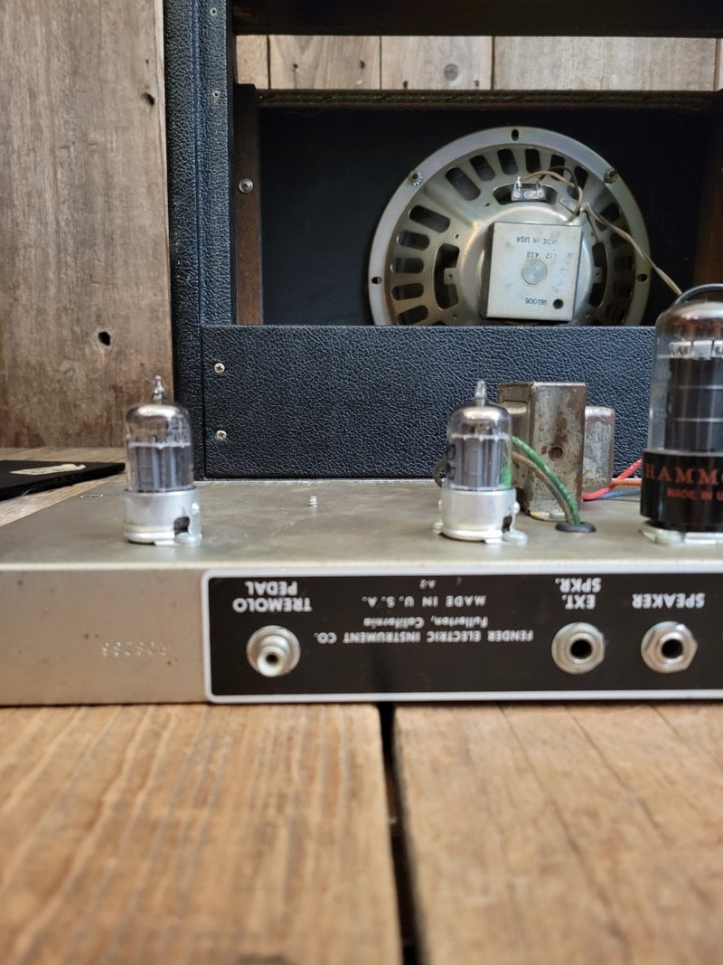 SOLD - Fender Princeton 6g2 1964 Tuxedo Pre CBS tube guitar amplifier - Mahar's Vintage Guitars