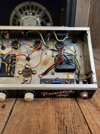 SOLD - Fender Princeton 6g2 1964 Tuxedo Pre CBS tube guitar amplifier - Mahar's Vintage Guitars