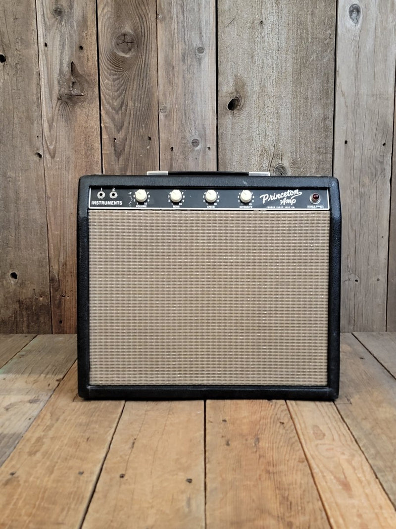 SOLD - Fender Princeton 6g2 1964 Tuxedo Pre CBS tube guitar amplifier - Mahar's Vintage Guitars