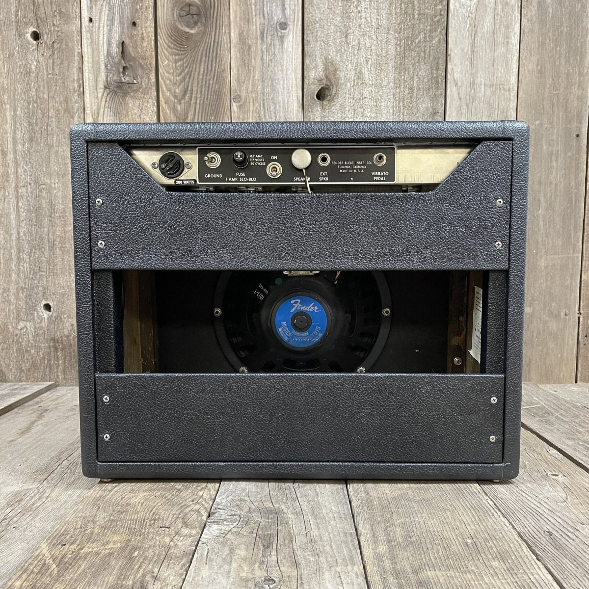 SOLD - Fender Princeton Amp Pre CBS Black Panel AA964 1965 - Mahar's Vintage Guitars
