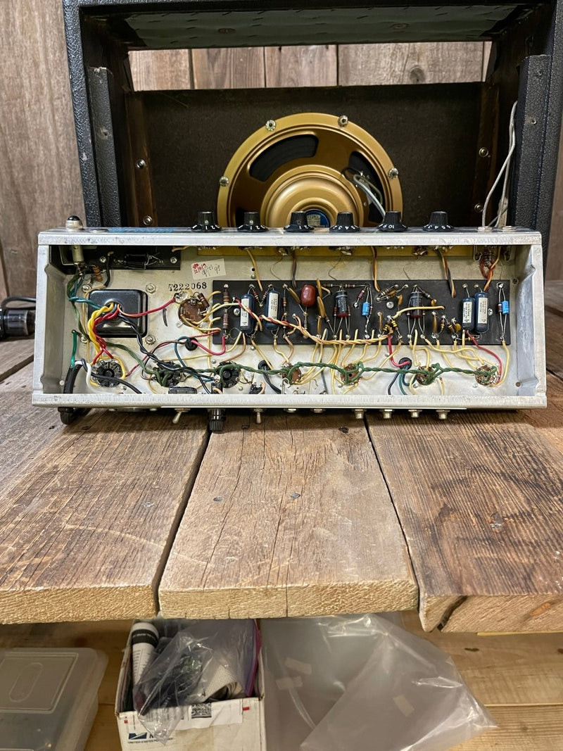 SOLD - Fender Princeton Reverb 1968 Drip Edge Silverface - Mahar's Vintage Guitars