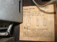 SOLD - Fender Reverb Unit 6G15 Pre CBS 1964 - Mahar's Vintage Guitars