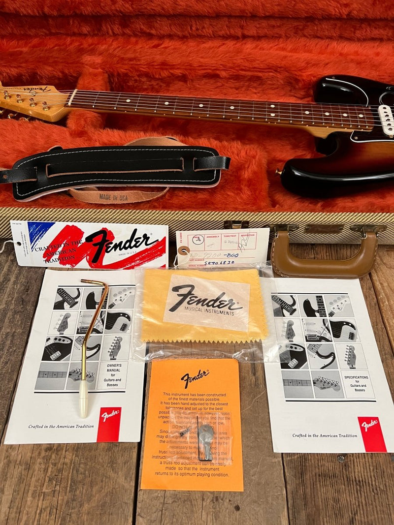 SOLD - Fender Stevie Ray Vaughan SRV Stratocaster 1992 - Mahar's Vintage Guitars